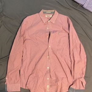 Penguin Brand Pink Plaid Dress Shirt